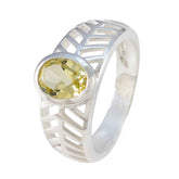 Savannah Art Deco Yellow Solitaire Ring